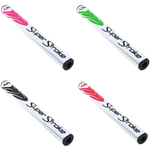 (White Red)Golf Practice Grip Pu Foam Anti Slip Slim Handle Training Play Accuracy Practice 2