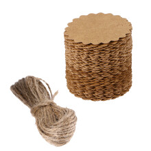1Set Chic Kraft Papieren Labels Voor Geschenken En Prijzen