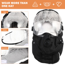 1Set Winddichte Ski Met Oorflappen En Beschermend Gezichtsmasker