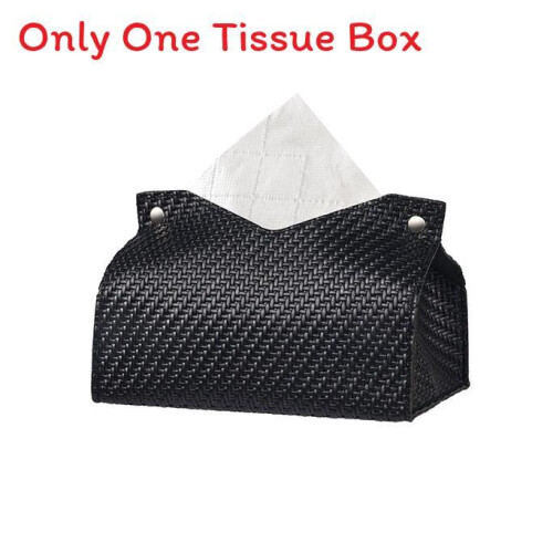 (Style I)Luxury Leather Tissue Holder With Multiuse Waterproof Protection Home Use Car