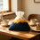 (Blue)Modern Mountain Design Tissue Box With Embossed Pattern For Living Room Gift And 8