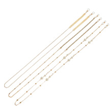 3St Veelzijdige Masker Ketting Met Metaal Bril En Outdoor