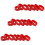 1Set Rood Elastisch Rubberen Rembehoud Voor Snowboard En Ski’s 1
