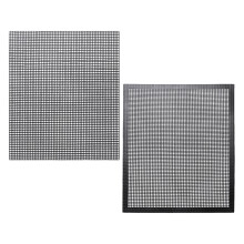 2St Zwarte Glasvezel Grill Mat Barbecue Non-Stick Oven Pad