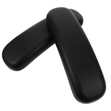 1Paar Zwarte PU Armleuning Comfortabel & Sterk