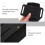 1Zwarte Lederen Tool Pouch Voor Riem, Organizer Voor 5