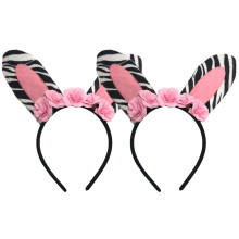 2St Chic Hoofdband Zebra Print Haardecoratie Voor Feest En Cosplay