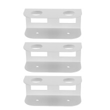 1Set Carbonstaal Weegschalen Rack - Voor Kleine Ruimtes Wit Muurmount