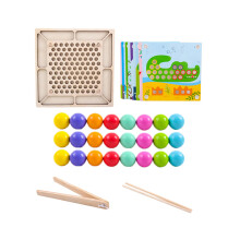 1Set Speelgoed Kralen Van Hout Kleurrijk En Duurzaam