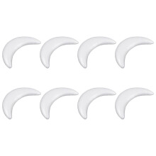 10St Wit Foam Moon Speelgoed Voor Kinderen Knutselplezier