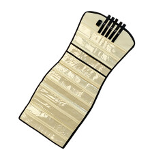 1Beige Organizer Voor Sieraden En Haaraccessoires Van Non-Woven Stof