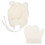 1Set Wit Baby Handschoen Set Warm Gebreid Pasgeboren 10
