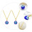 2St Delicate Eyes Ketting Oog Mode Halsketting Decor 5
