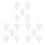 15St Make-Up Kwast Protector Wit, Voor Thuis En 11