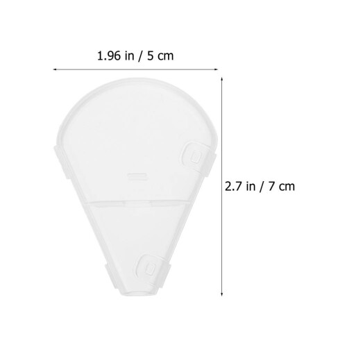 15St Make-Up Kwast Protector Wit, Voor Thuis En 1