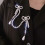 1St Creatieve Vrouwen Broche Met Parel Feestkleding 7