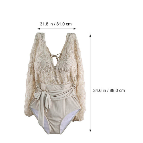 1St Badpak Dames Beige Zwemkleding 1