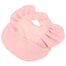 Baby Lätzchen Rosa Hochwertigem Vliesstoff Mit Spitzenverzierung
