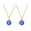 2St Delicate Eyes Ketting Oog Mode Halsketting Decor 3