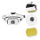 1St Modieuze Witte Waist Bag Multifunctioneel Vrouw En Man 7