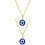 2St Delicate Eyes Ketting Oog Mode Halsketting Decor 9