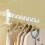 (Gray)Aluminum Wall Mount Retractable Clothes Hanger With Foldable For Tools Home 4