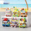 (Style 5)Mini blocs de construction scène de rue jouets assemblés pour l'éducation divertissement et 4