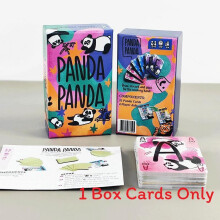 (Pink)Panda Panda Language Bilingual Card Game Copper Paper Family Friends Recreation