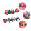 2St Kerstmis Haarclip Resin Voor Kinderfeestjes 5