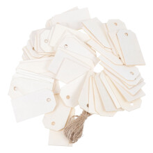 2Sets Duurzame Witte Prijslabels Voor Winkeldecoratie