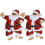 2St Metalen Kerstbroche Dames En 1