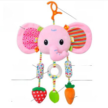 (Style10)Baby Plush Rattle Toy With Hanging Clip For Car Seat And Nursery Comfort