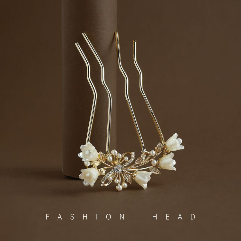 Phui-Pet-Supplies Elegant Alloy Hairpin For Wedding Party