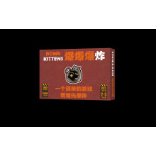 (Red Cat)Explosive Bomb Cat Card Game With Copper Paper Material Social Celebrations Fun