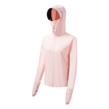 (Pink Gloves,XL)Capispalla uomo e donna leggera scudo UV con tessuto seta ghiaccio per sport avventura