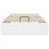 VidaXL vidaXL Ottoman Bed Frame White 80.5 x 200 cm Engineered Wood 5