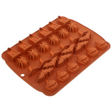 1Flexibele Siliconen Cake En Koekjes Bakvormen Halloween Thema
