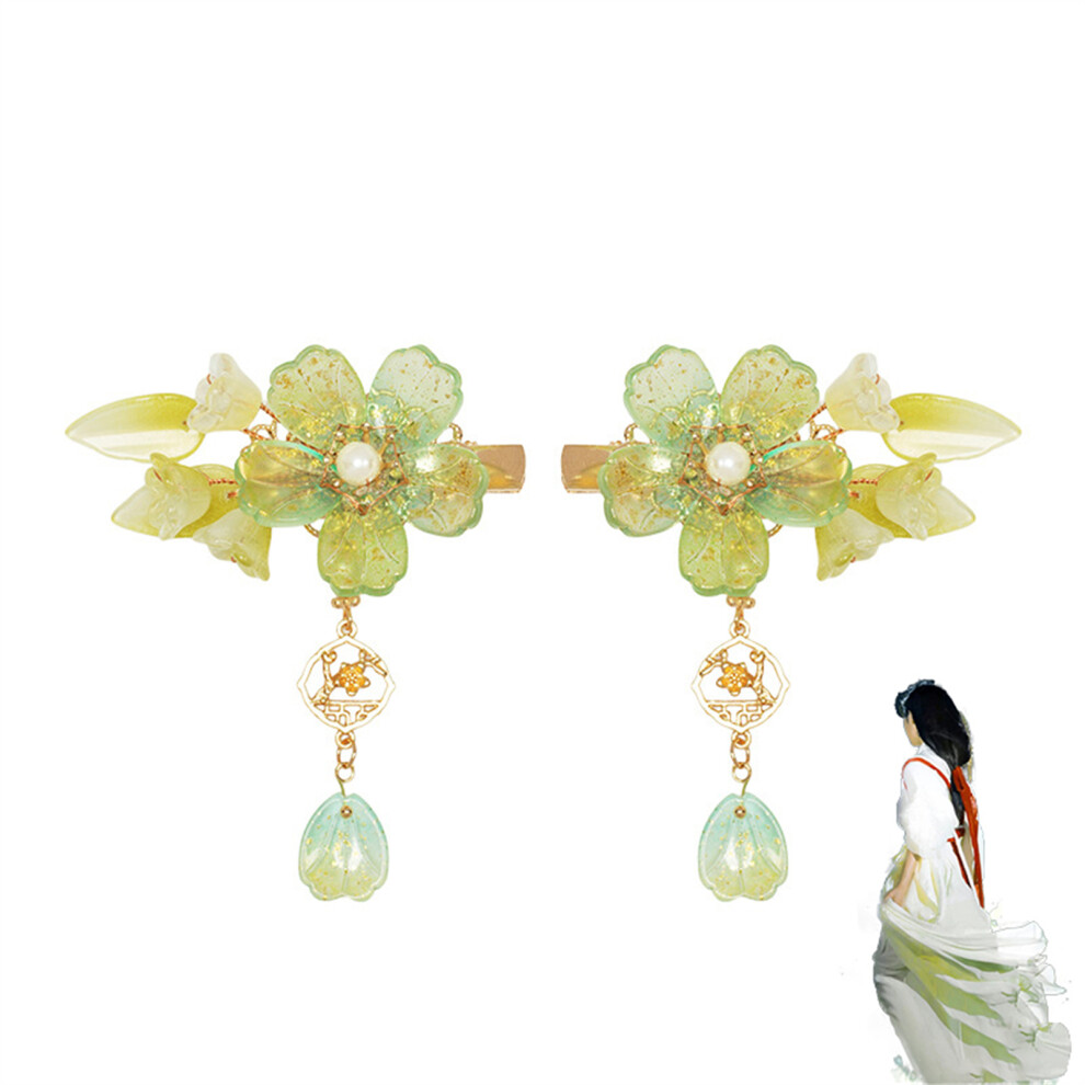 Roc-Electron Floral Hair Clips For Gown Hairstyles