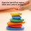 Rainbow Pebbles Sorting Toy for Toddlers - 50 Char 15