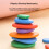 Rainbow Pebbles Sorting Toy for Toddlers - 50 Char 8