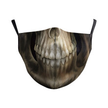 (Style 1,Adult)Halloween Motiv lustige Digitaldruck Baumwolle Gesichtsmaske Mode kreativ staubdicht Gebrauch Alltag