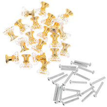 20St Kleine Gouden Kunststof Kastknoppen, Perfect Voor Laden En Kasten