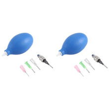 2 Set di Strumenti per Ceramica, Applicatore di Precisione In Ceramica, Set di Punte per Applicatori da 3 Once (Blu)