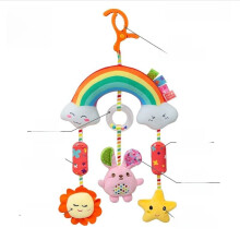 (Style3)Baby Plush Rattle Toy With Hanging Clip For Car Seat And Comfort Nursery
