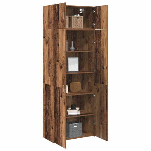 VidaXL vidaXL Storage Cabinet 3 pcs Old Wood 1
