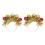 2St Xmas Kinder Haarband Feestelijk Goudkleurig Accessoire 7