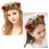 2St Xmas Kinder Haarband Feestelijk Goudkleurig Accessoire 4