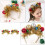 2St Xmas Kinder Haarband Feestelijk Goudkleurig Accessoire 8