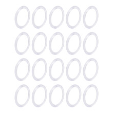 20St Heldere Plastic Ronde Handvatten Voor Handtassen DIY