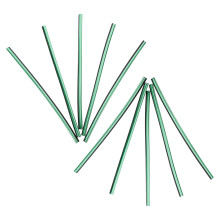 10St U-Vormige Auto Ventilatieclip Groene Decoratieve Strip